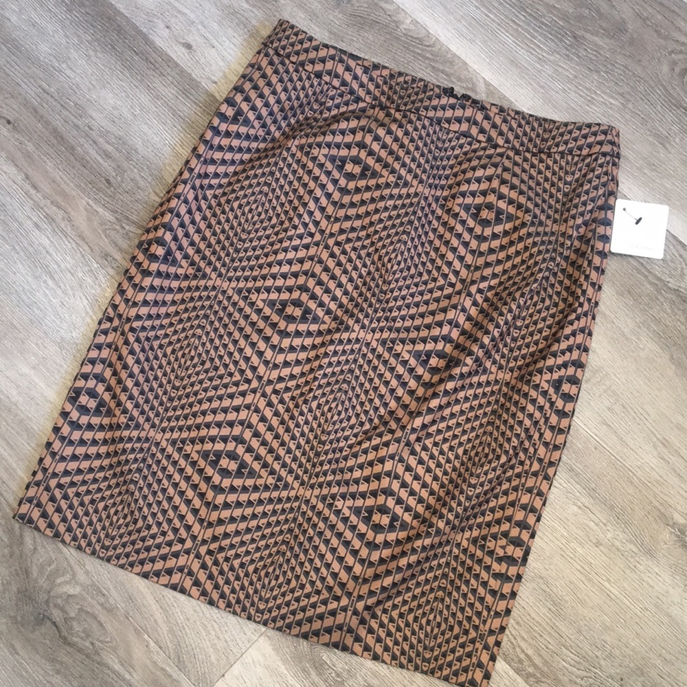 Halogen Printed Pencil Skirt NWT